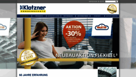 What Klotzner.at website looked like in 2020 (3 years ago)
