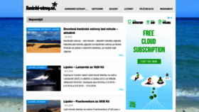 What Kanarske-ostrovy.net website looked like in 2020 (3 years ago)