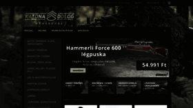 What Katonadolog.hu website looked like in 2020 (3 years ago)