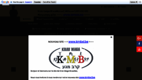 What Kravmagabruxelles.info website looked like in 2020 (3 years ago)