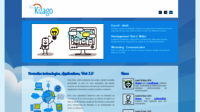 What Kizago.com website looked like in 2020 (3 years ago)