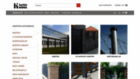 What Keritesmania.hu website looked like in 2020 (3 years ago)