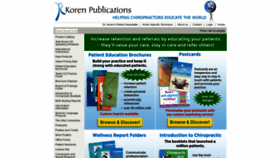 What Korenpublications.com website looked like in 2020 (3 years ago)