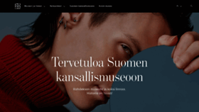What Kansallismuseo.fi website looked like in 2020 (3 years ago)
