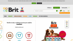 What Krmivo-brit.cz website looked like in 2020 (3 years ago)
