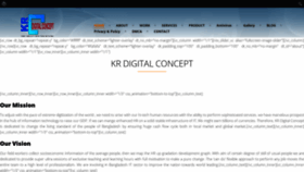What Krdigitalconcept.com website looked like in 2020 (3 years ago)