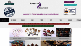 What Karmabijuteri.com website looked like in 2020 (3 years ago)