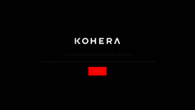 What Kohera.co.uk website looked like in 2020 (3 years ago)