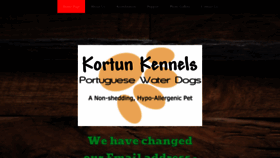 What Kortunkennels.com website looked like in 2020 (3 years ago)