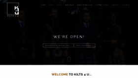 What Kilts-4-u.com website looked like in 2020 (3 years ago)