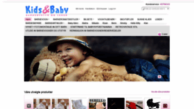 What Kidsandbaby.no website looked like in 2020 (3 years ago)