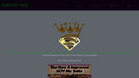 What Kingofvape.co.uk website looked like in 2020 (3 years ago)