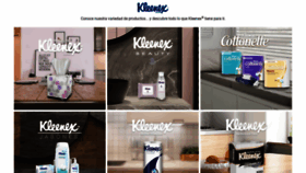 What Kleenex.com.mx website looked like in 2020 (3 years ago)