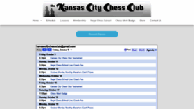 What Kansascitychessclub.com website looked like in 2020 (3 years ago)