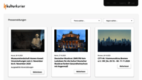 What Kulturkurier.de website looked like in 2020 (3 years ago)