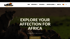 What Kilimanjarobudgetsafaris.com website looked like in 2020 (4 years ago)