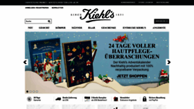 What Kiehls.de website looked like in 2020 (3 years ago)