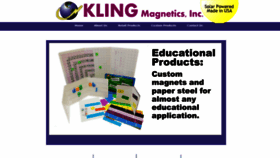 What Kling.com website looked like in 2020 (3 years ago)