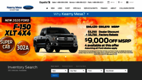 What Kearnymesaford.com website looked like in 2020 (3 years ago)