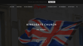 What Kingsgatechurch.org.uk website looked like in 2020 (3 years ago)
