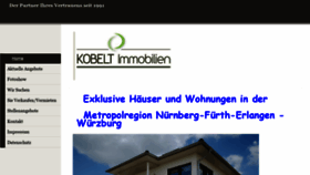 What Kobelt-immobilien.de website looked like in 2020 (3 years ago)