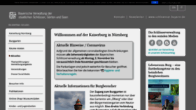 What Kaiserburg-nuernberg.de website looked like in 2020 (3 years ago)