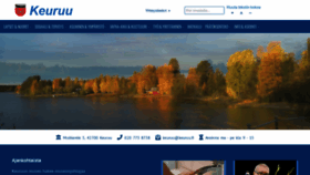 What Keuruu.fi website looked like in 2020 (3 years ago)