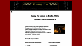 What Kung-fu-berlin.de website looked like in 2020 (3 years ago)