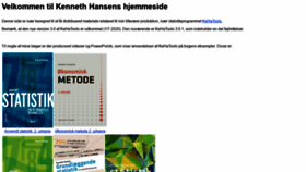 What Kennethhansen.net website looked like in 2020 (3 years ago)