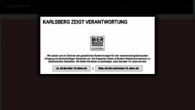 What Karlsberg.de website looked like in 2020 (3 years ago)