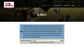 What Kmda.org website looked like in 2020 (3 years ago)