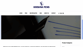 What Krishnapens.in website looked like in 2020 (3 years ago)