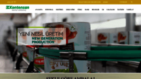 What Kontensan.com.tr website looked like in 2020 (4 years ago)