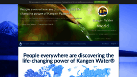 What Kangenwater-world.com website looked like in 2020 (3 years ago)
