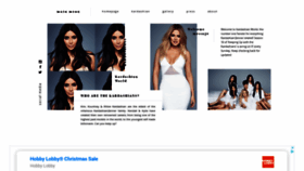 What Kardashianworld.net website looked like in 2020 (3 years ago)
