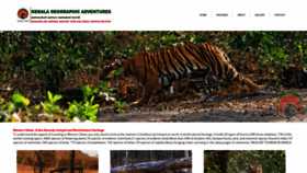 What Keralawildlife.com website looked like in 2020 (3 years ago)