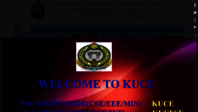 What Kuce.ac.in website looked like in 2020 (3 years ago)