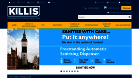 What Killis.co.uk website looked like in 2020 (4 years ago)