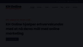 What Kh-online.dk website looked like in 2020 (3 years ago)