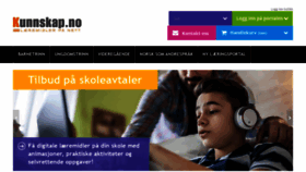 What Kunnskap.no website looked like in 2020 (3 years ago)