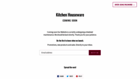 What Kitchenhouseware.com website looked like in 2020 (3 years ago)