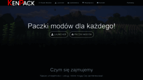 What Kenpack.pl website looked like in 2020 (4 years ago)
