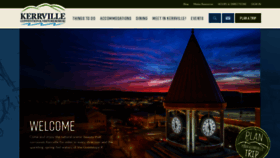 What Kerrvilletexascvb.com website looked like in 2020 (3 years ago)