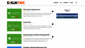 What Kliktwc.co.id website looked like in 2020 (3 years ago)