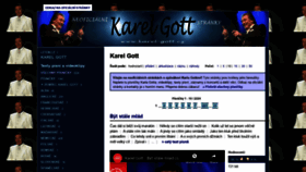 What Karel-gott.cz website looked like in 2020 (5 years ago)