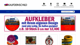 What Kaufdeinschild.de website looked like in 2020 (3 years ago)