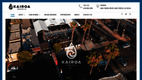 What Kairoa.com website looked like in 2020 (3 years ago)