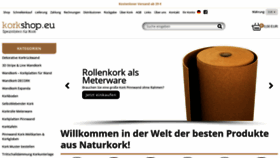 What Korkshop.eu website looked like in 2020 (3 years ago)