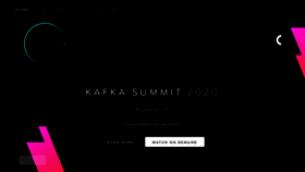 What Kafka-summit.org website looked like in 2020 (3 years ago)