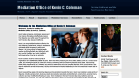What Kcolemanmediation.com website looked like in 2020 (3 years ago)